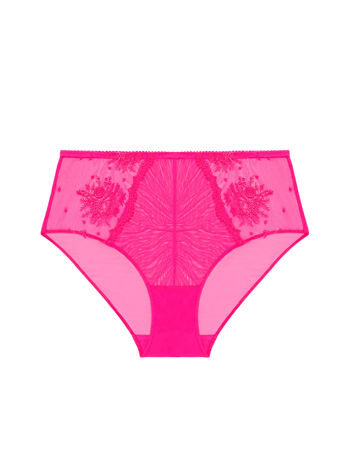 Culotte taille haute - Rose disco