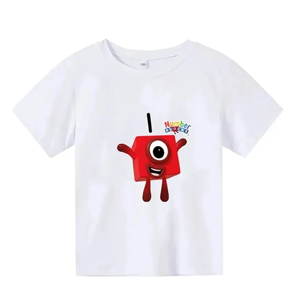 Cute Kids T-Shirt Boys Girls Children's Clothes Clothing Summer Fashion T-shirt Baby Cartoon Toddler Short Sleeve Casual Top Tee