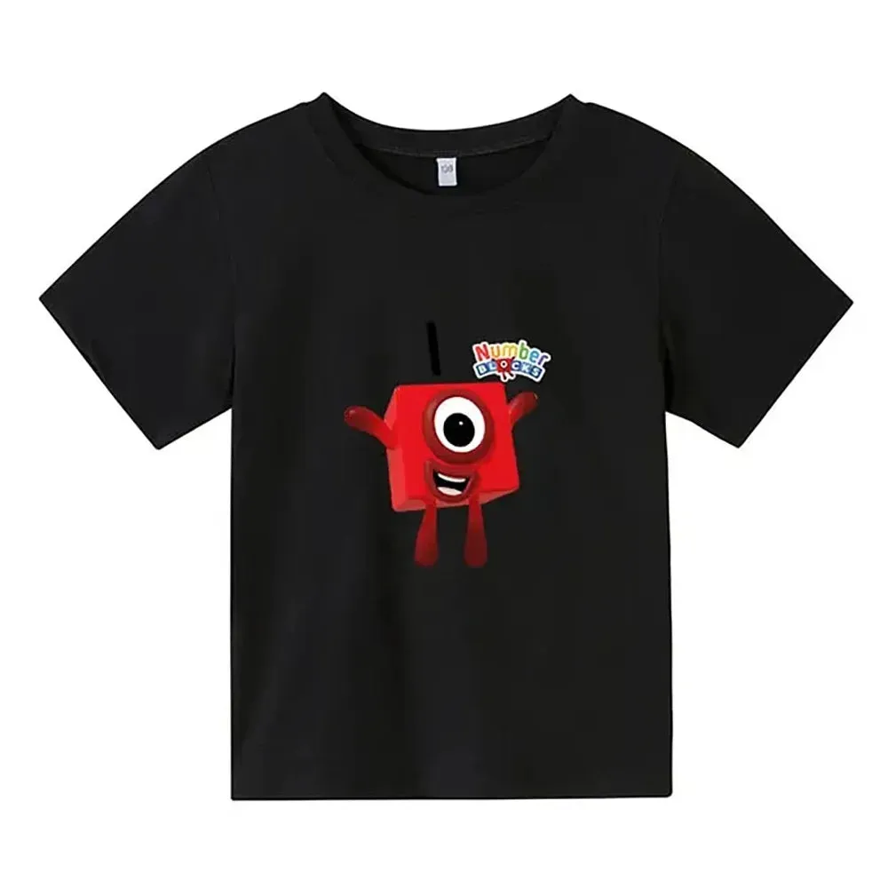 Cute Kids T-Shirt Boys Girls Children's Clothes Clothing Summer Fashion T-shirt Baby Cartoon Toddler Short Sleeve Casual Top Tee