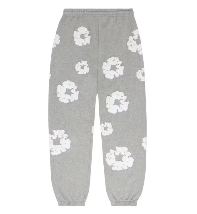 DENIM TEARS COTTON WREATH SWEATPANTS GREY