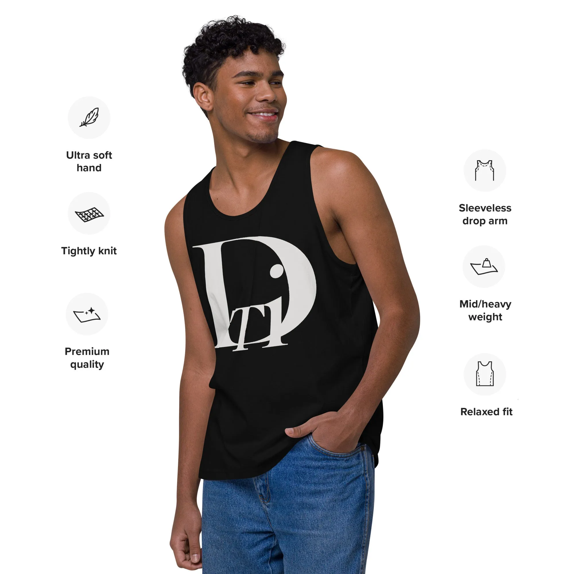 Descendants of the Island D logo Men’s premium tank top