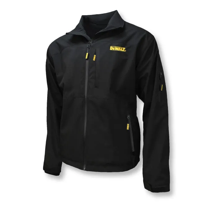 DeWalt DCHJ090BD1 Unisex Heated Structured Soft Shell Jacket Kit - Black