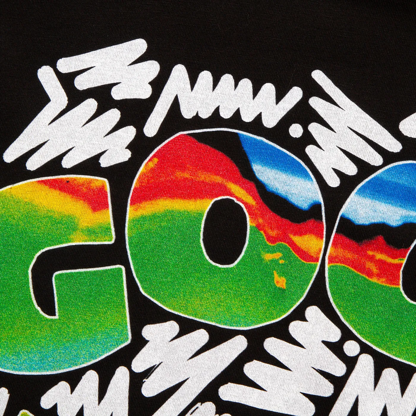 Doodle Good Life Back Print - Tshirt - Black