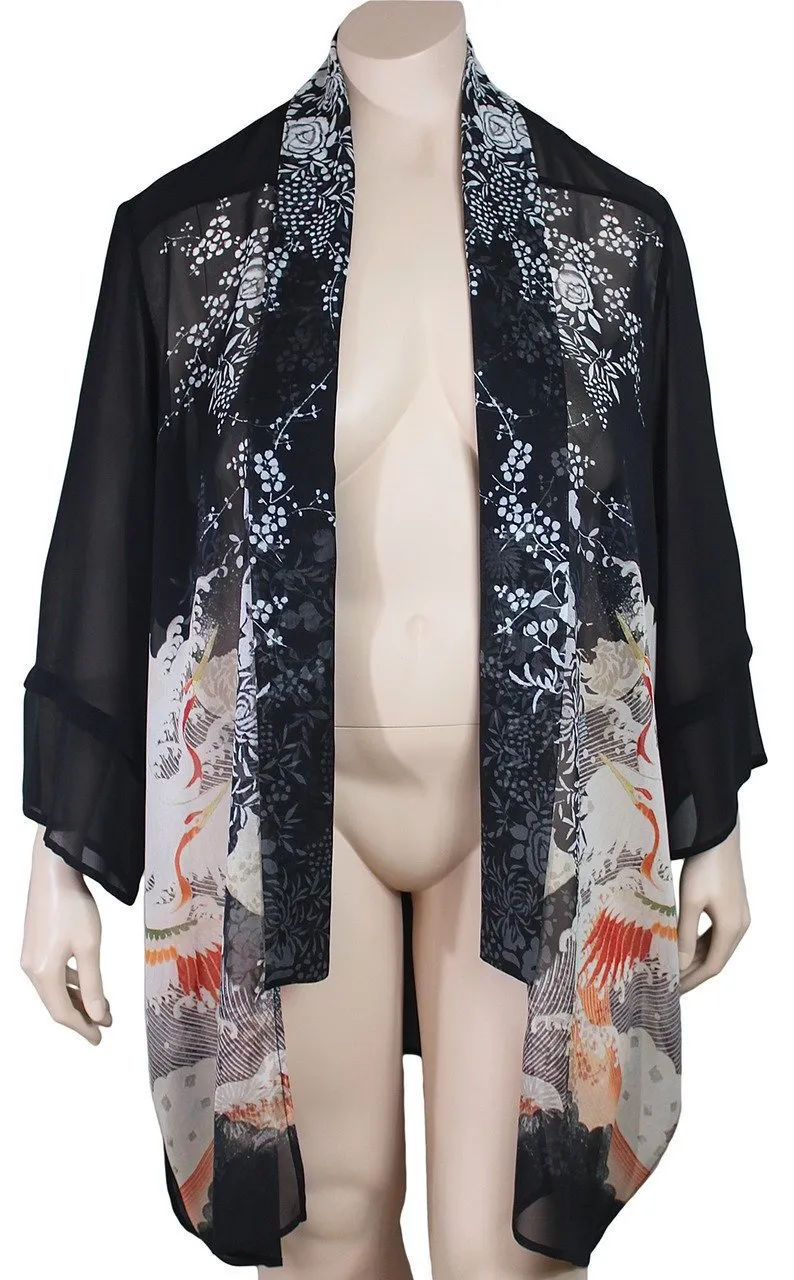 Dressori Silk Shawl Collar Duster