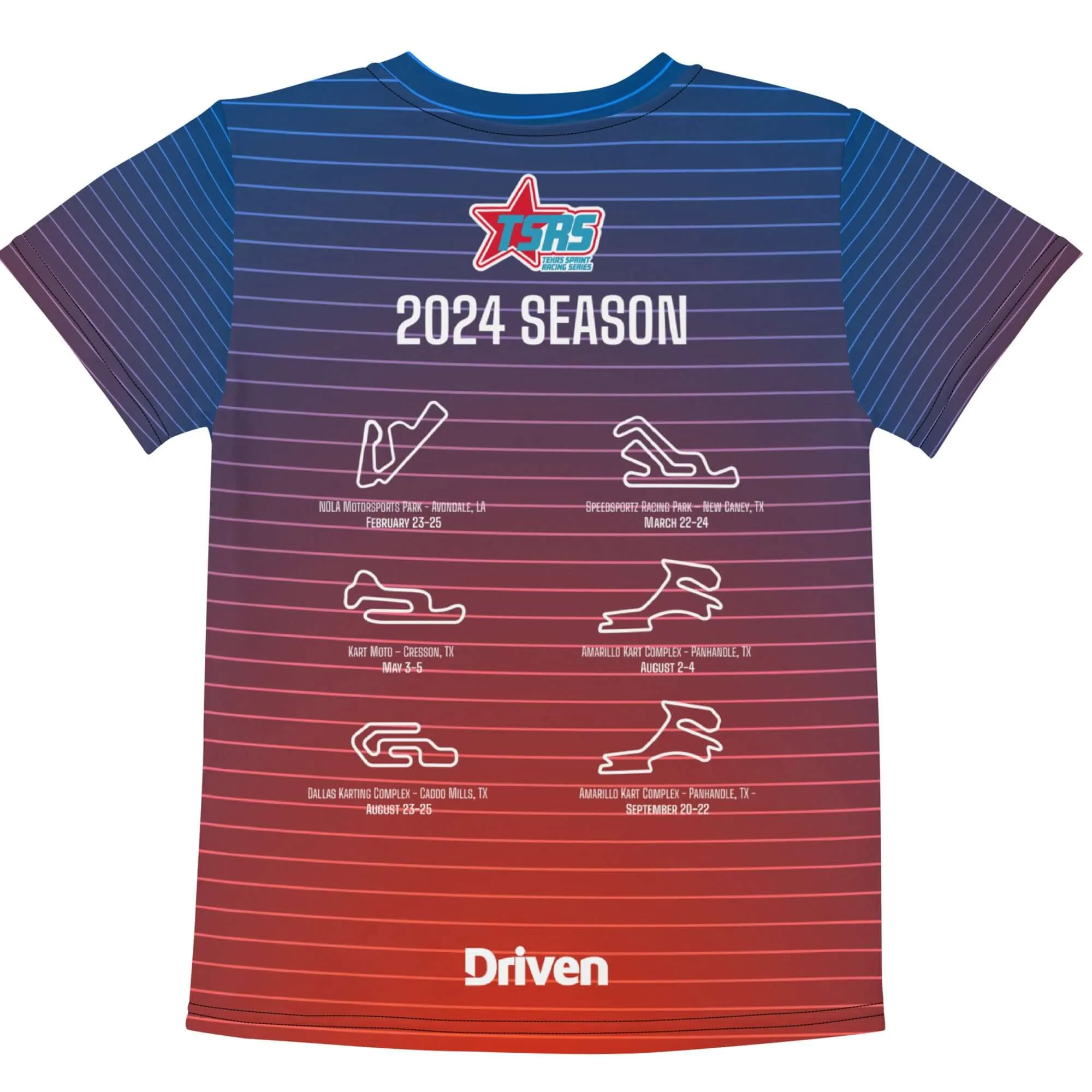 DRIVEN | TSRS '24 | T-shirt - Child - Red/Blue