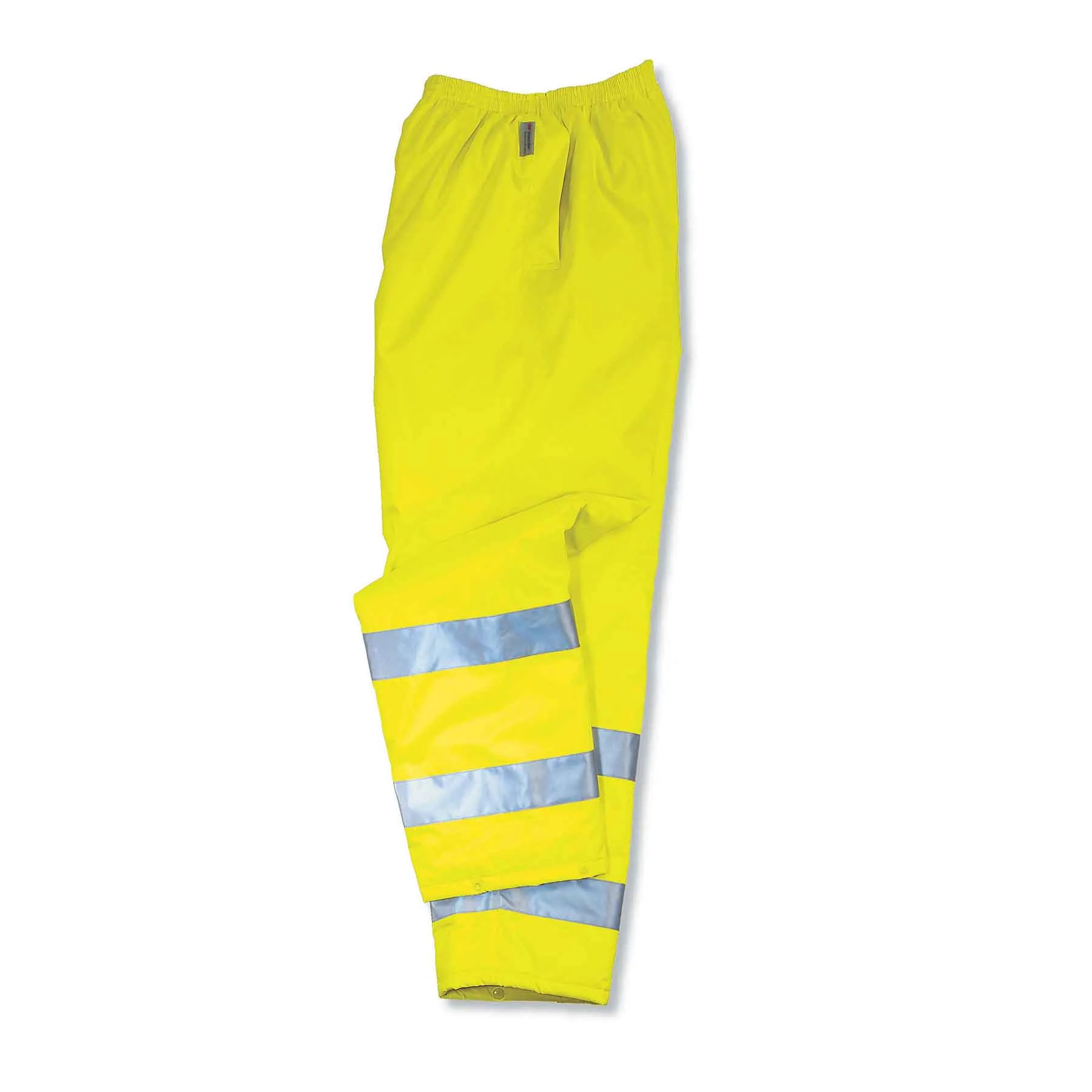 Ergodyne 24422 GloWear 8915 Supplemental Class E Rain Pants, Small, HV Lime