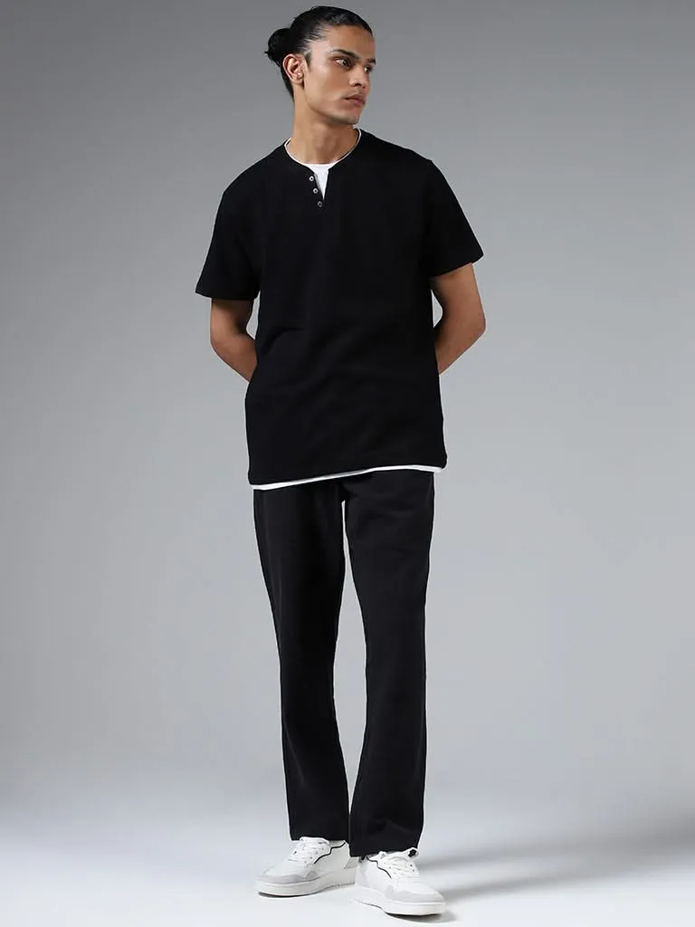 ETA Black Slim-Fit T-Shirt