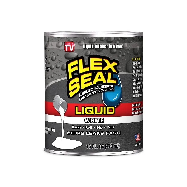 Flex Seal LFSWHTR16 Flex Seal, White, 16 oz