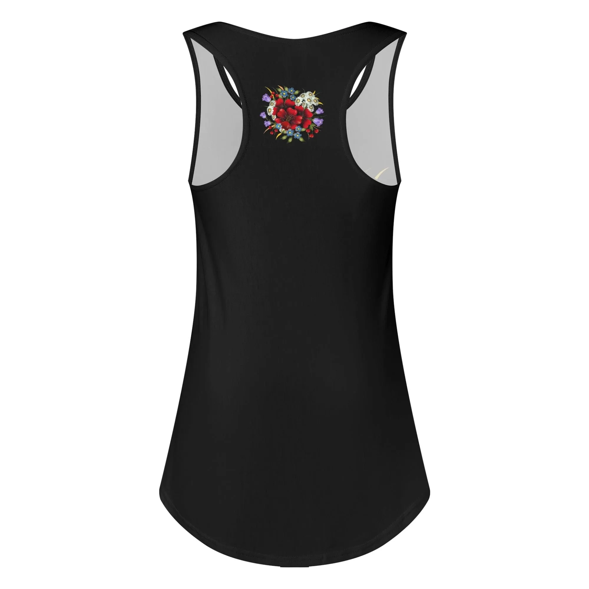 Floral Beauty Womens Racerback Tank Top