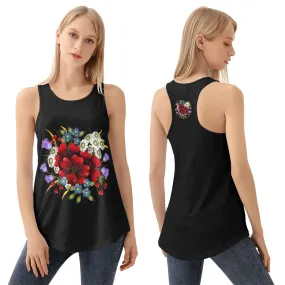 Floral Beauty Womens Racerback Tank Top