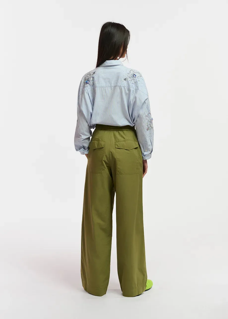 FOPY PANTS OLIVE MARTINI