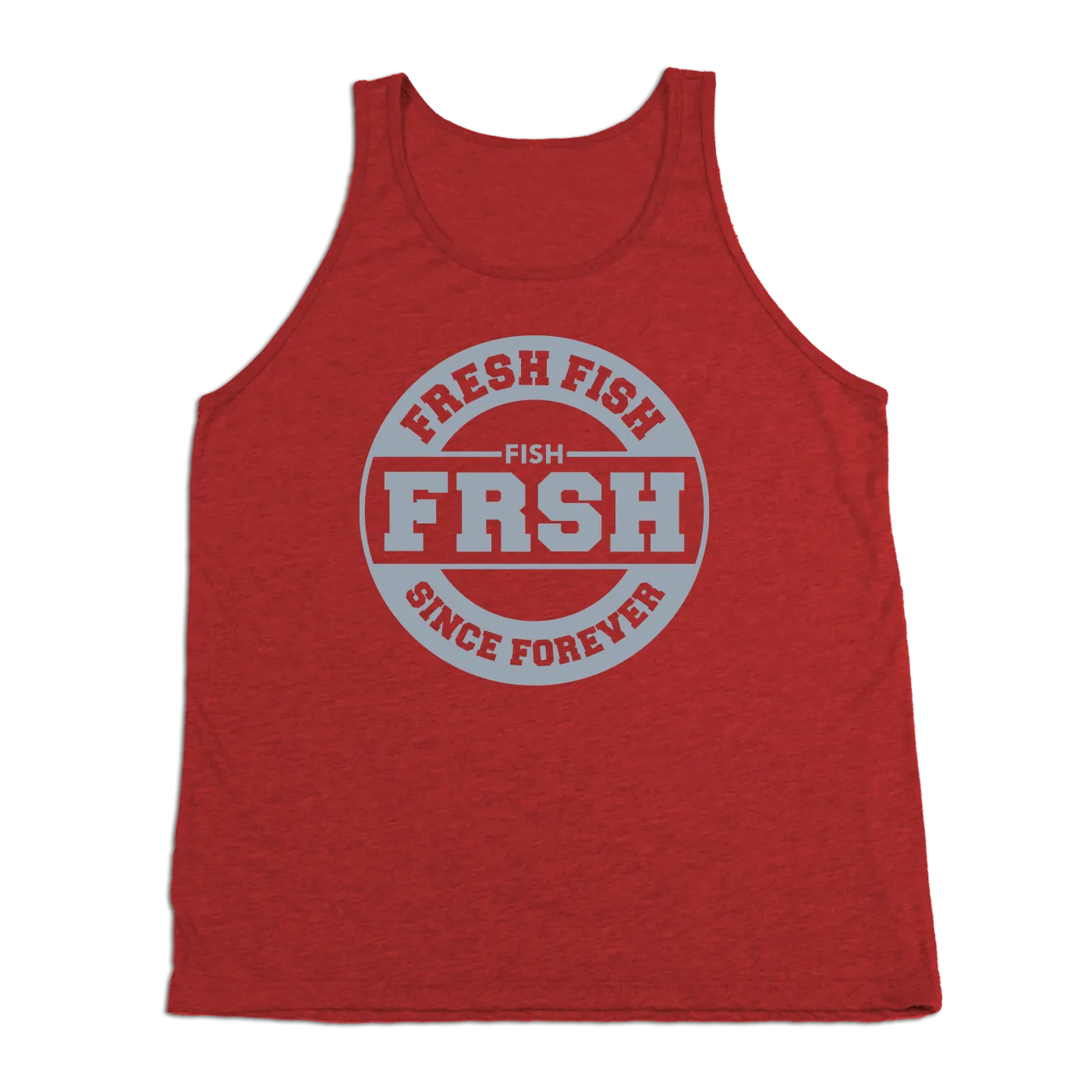 #FRESHFISH TriBlend Tank Top - Gray Print