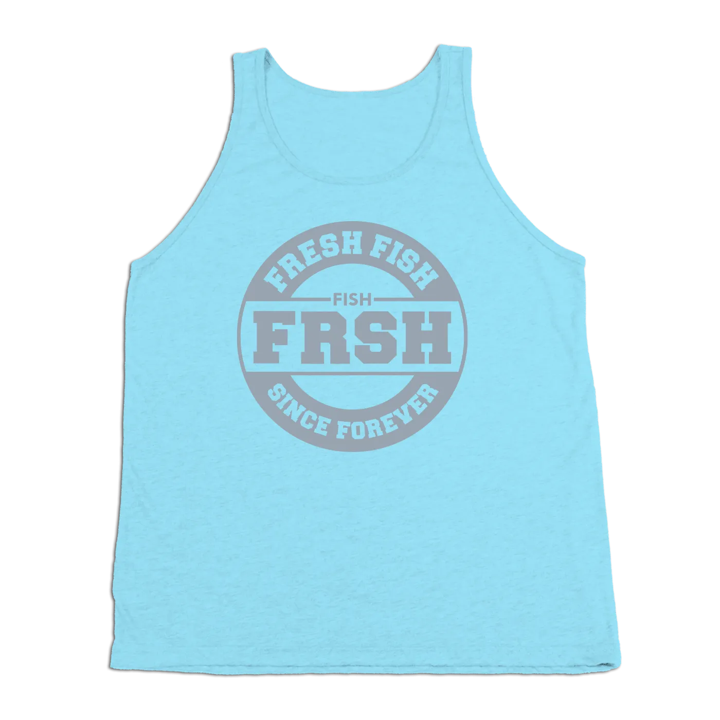 #FRESHFISH TriBlend Tank Top - Gray Print