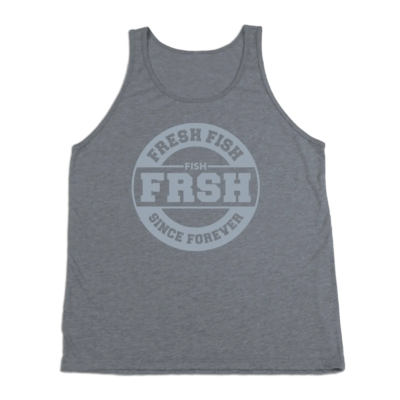 #FRESHFISH TriBlend Tank Top - Gray Print