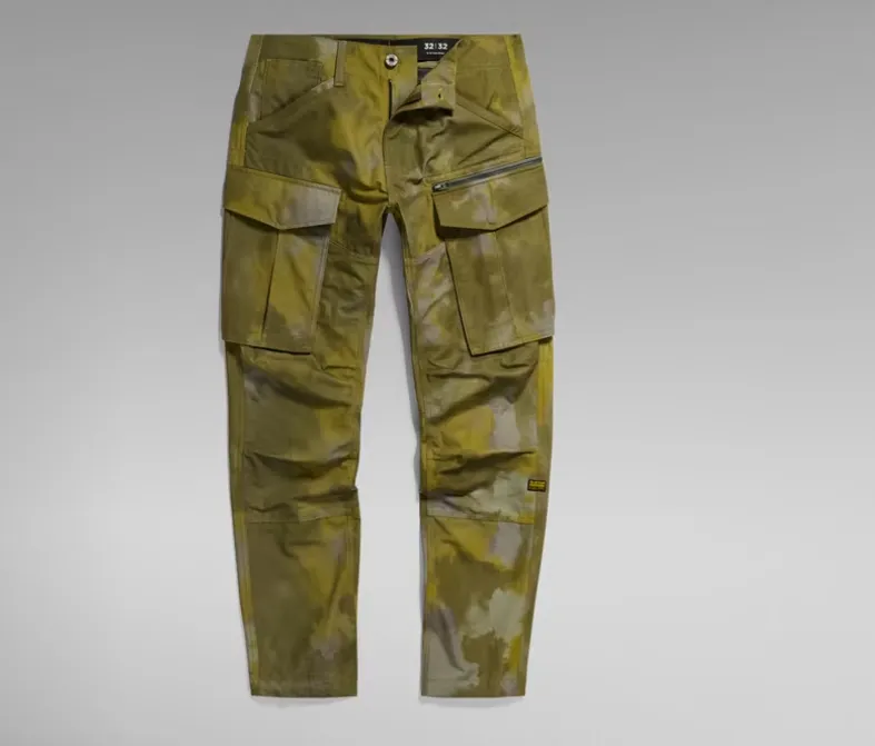 G-Star RAW ROVIC ZIP 3D REGULAR TAPERED CARGO-PANT Men’s - TOBACCO BLURRY CAMO