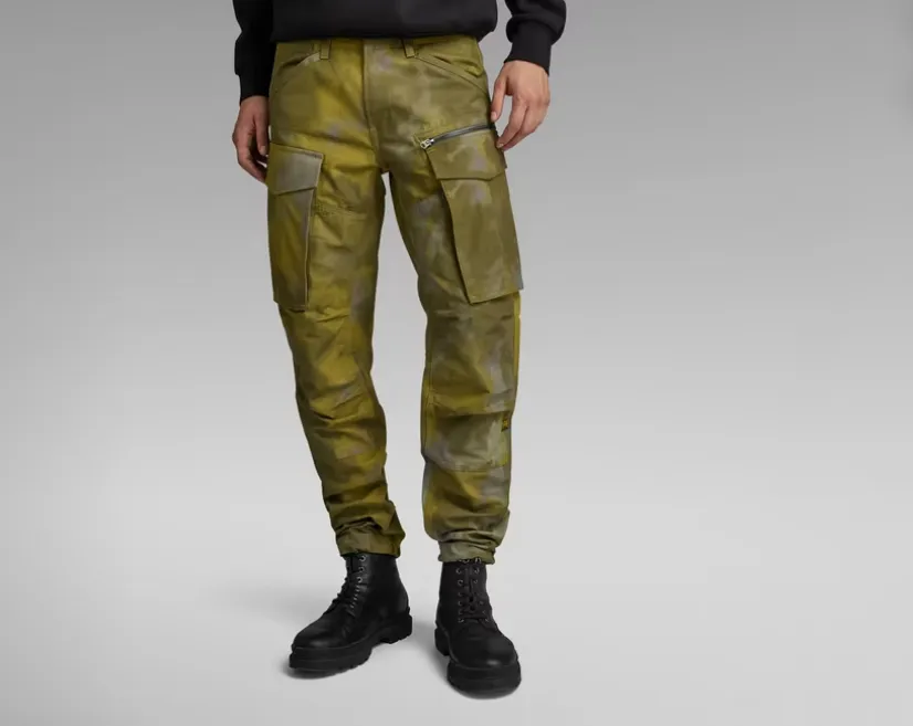 G-Star RAW ROVIC ZIP 3D REGULAR TAPERED CARGO-PANT Men’s - TOBACCO BLURRY CAMO