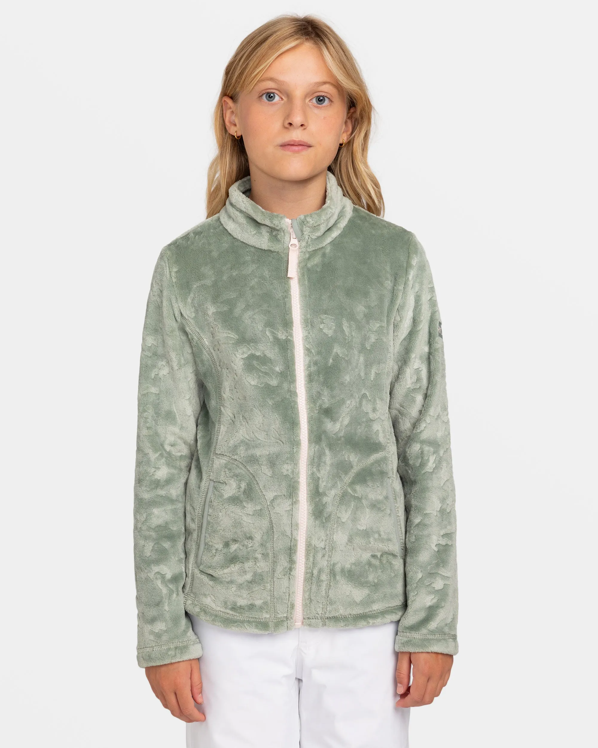 Girls 8-16 Igloo Zip-Up Sweatshirt - Lily Pad