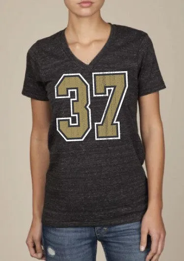 Gleason 37 Mock Jersey Womens V-neck T-shirt