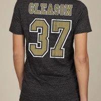 Gleason 37 Mock Jersey Womens V-neck T-shirt