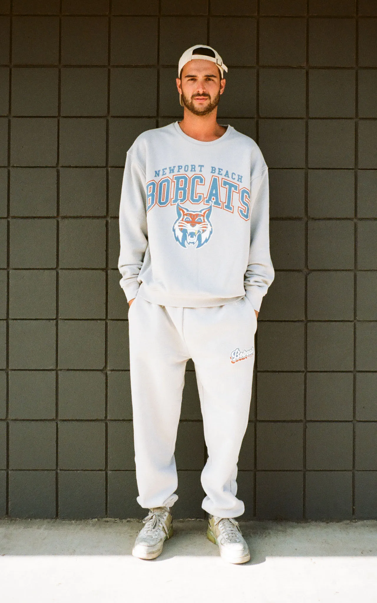 GREY BOBCATS SWEATPANTS