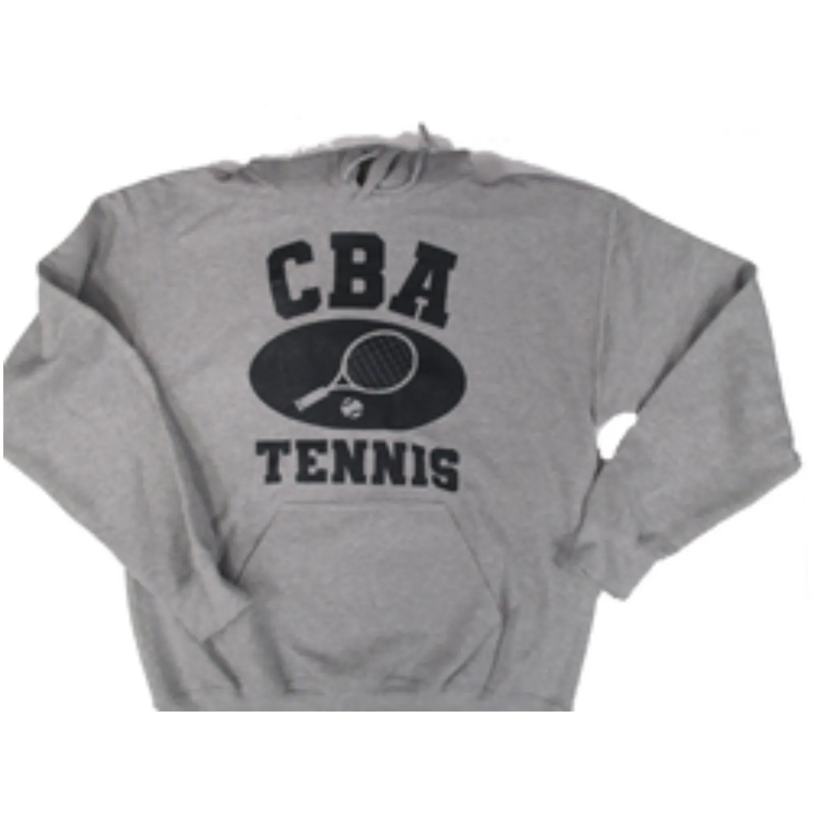 Grey Tennis Hooded Sweatshirt