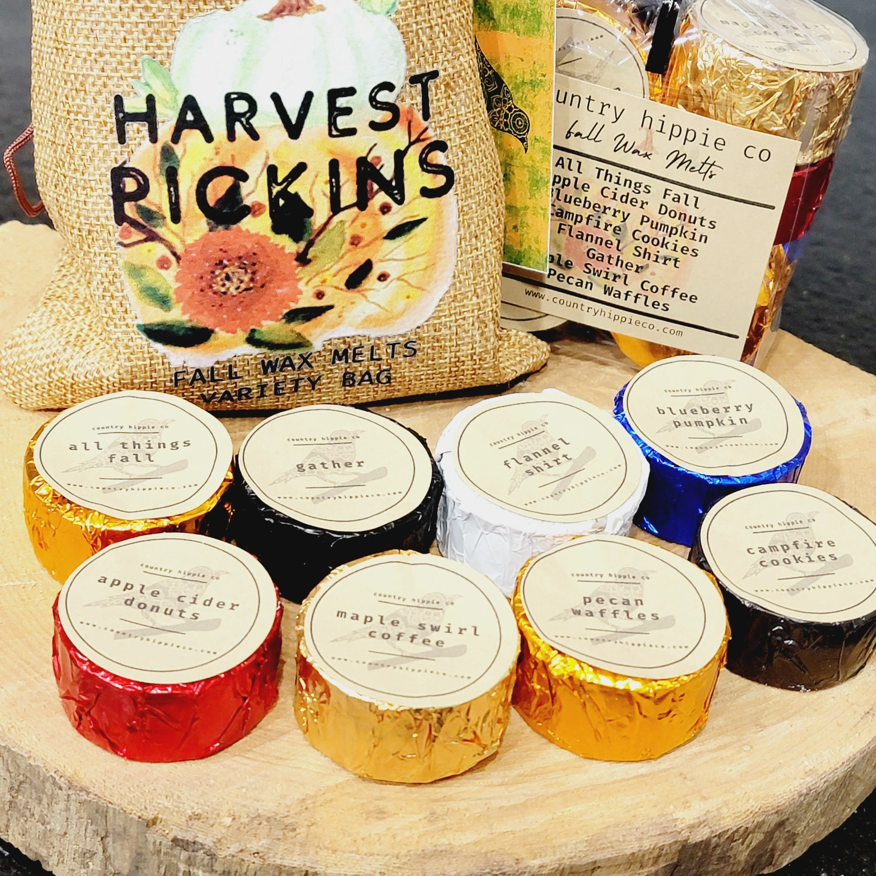 HARVEST PICKINS Fall Wax Melt Variety Gift Bag