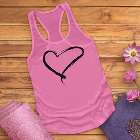 Heart Racerback Tank Top