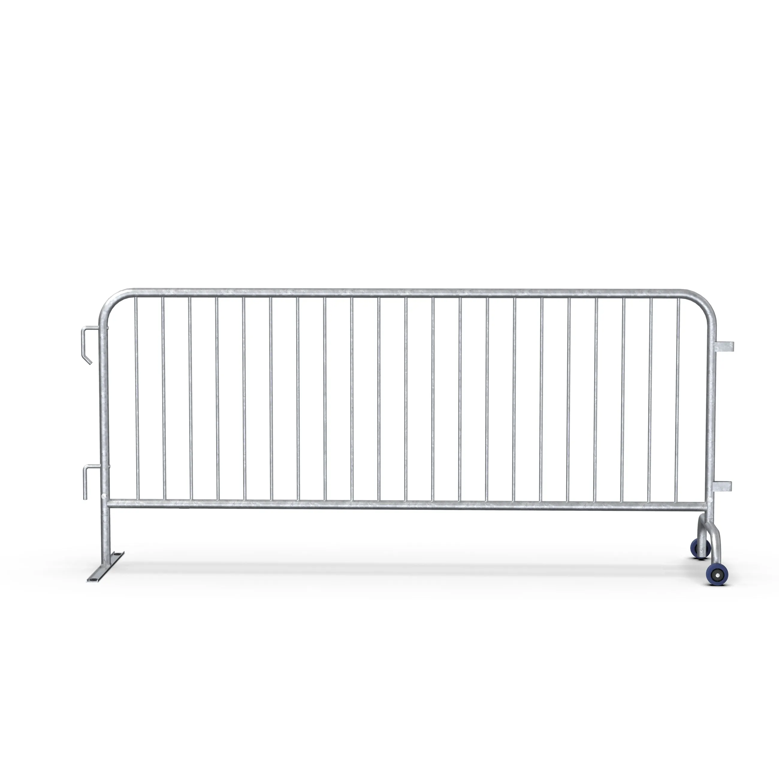 Heavy Duty Interlocking Steel Barricade, 8.5 Ft. - Angry Bull Barricades