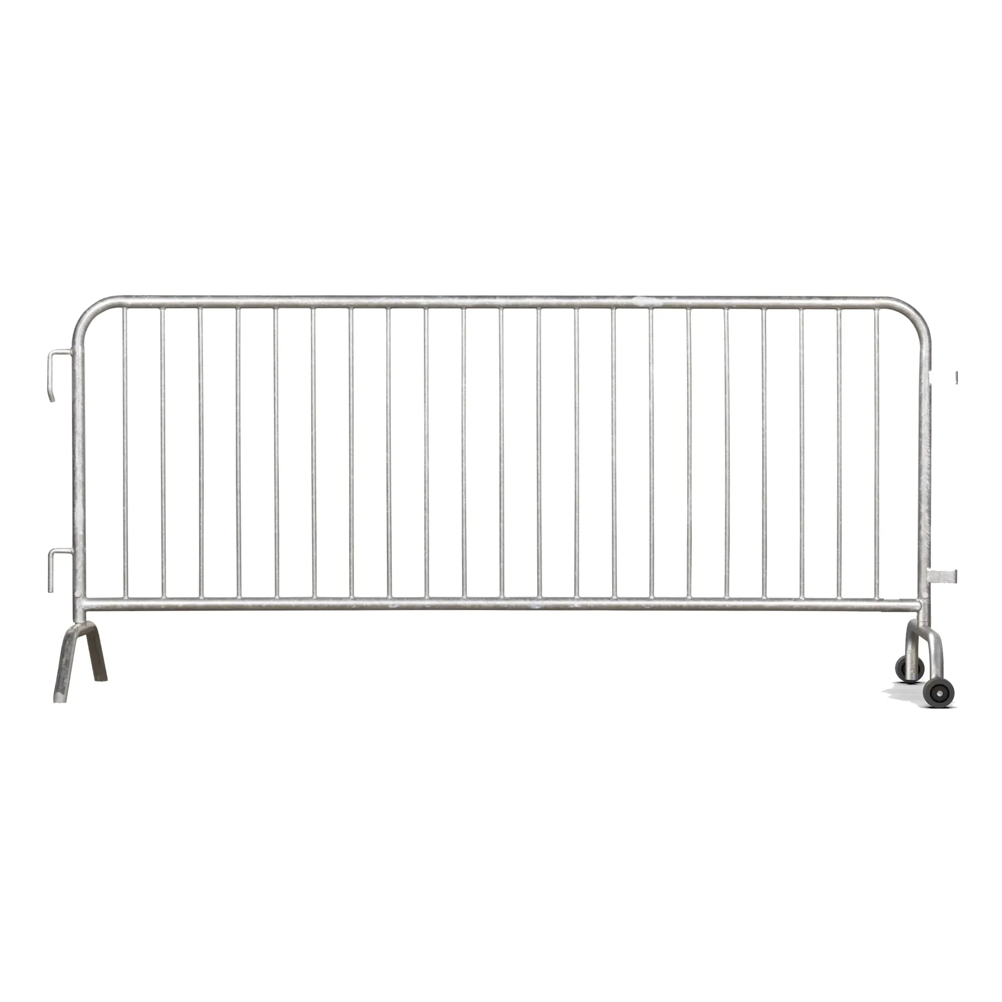 Heavy Duty Interlocking Steel Barricade, 8.5 Ft. - Angry Bull Barricades