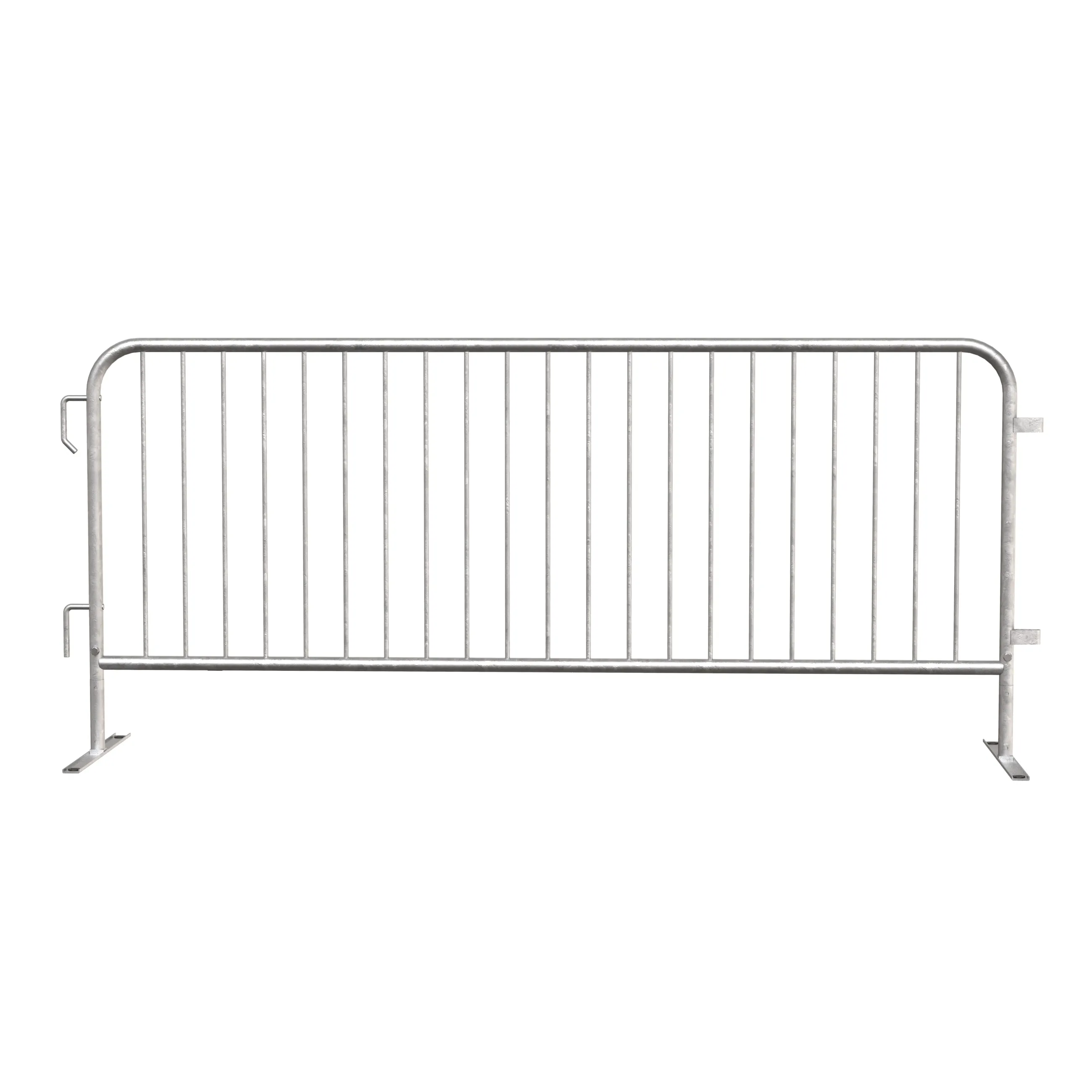 Heavy Duty Interlocking Steel Barricade, 8.5 Ft. - Angry Bull Barricades