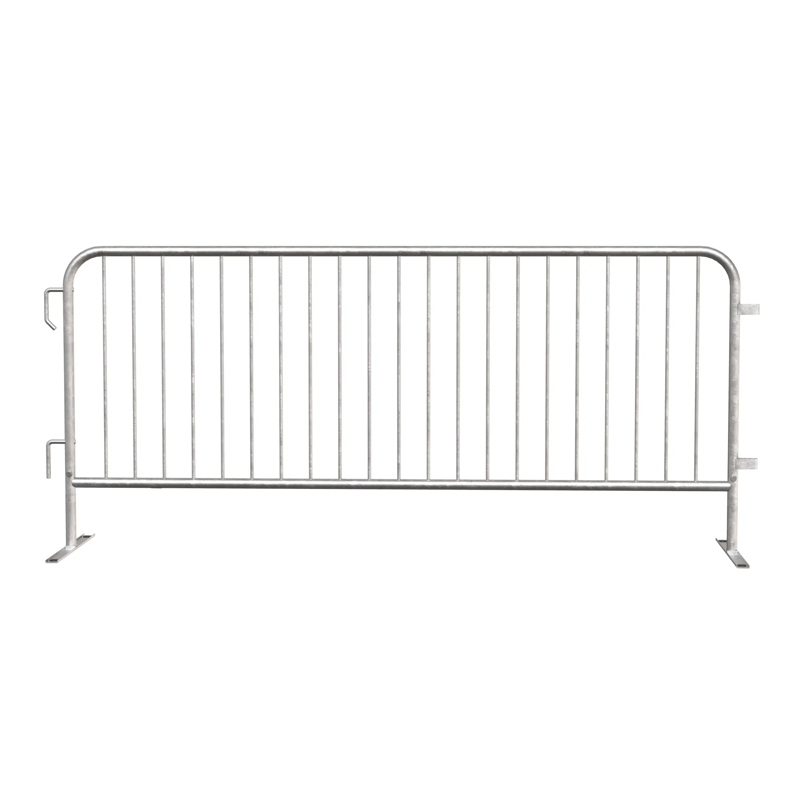 Heavy Duty Interlocking Steel Barricade, 8.5 Ft. - Angry Bull Barricades