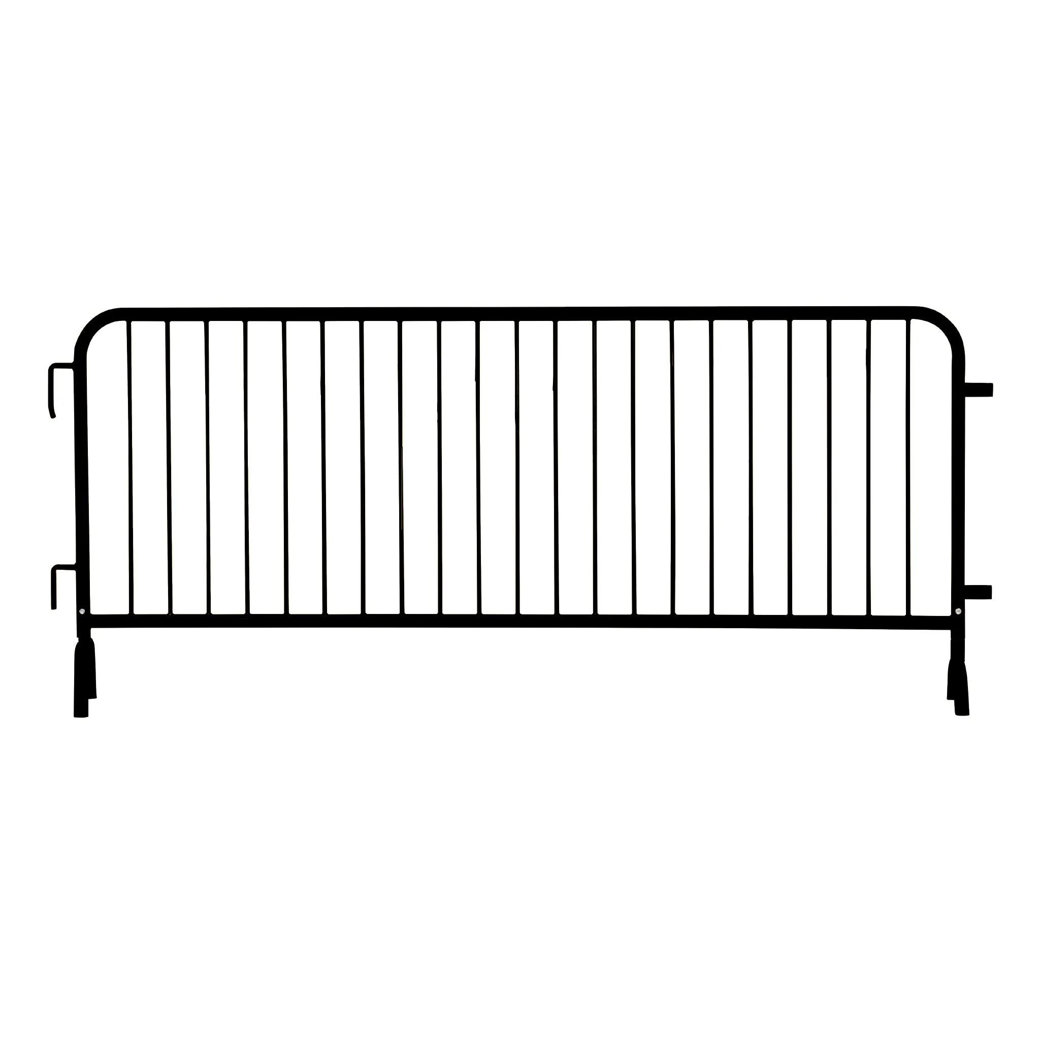 Heavy Duty Interlocking Steel Barricade, 8.5 Ft. - Angry Bull Barricades