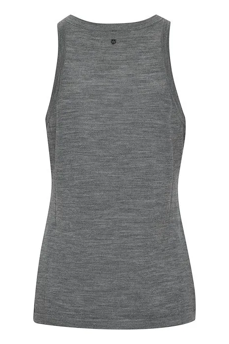 Helena Wool Tank - Grey Melange