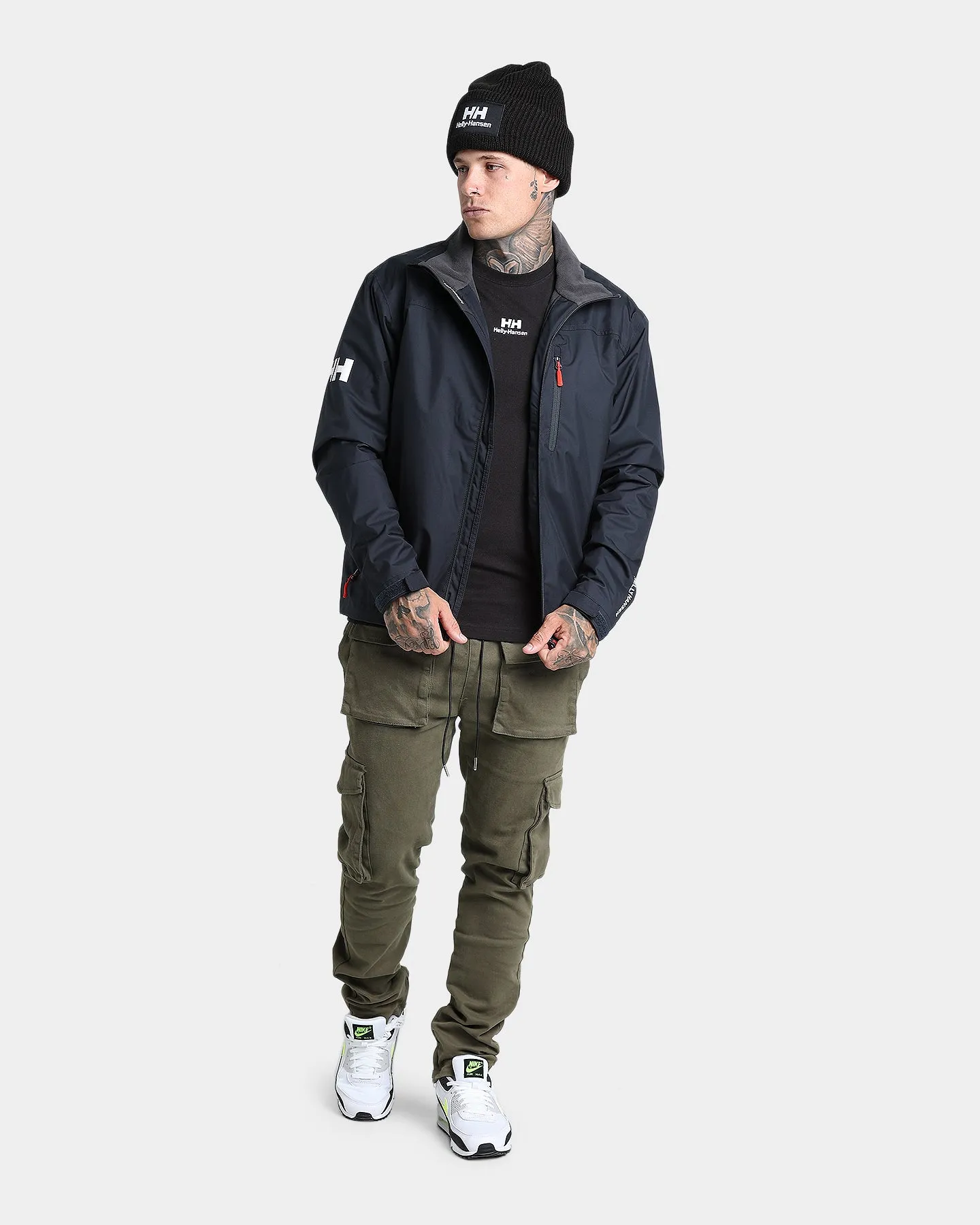 Helly Hansen Crew Midlayer Jacket Navy