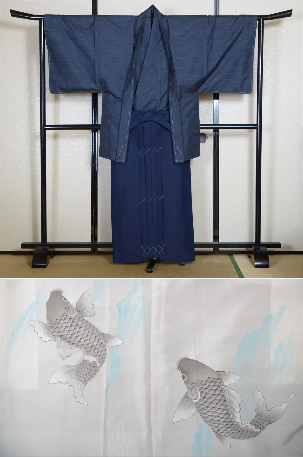 Jacket, kimono, hakama set / JKH #1-283