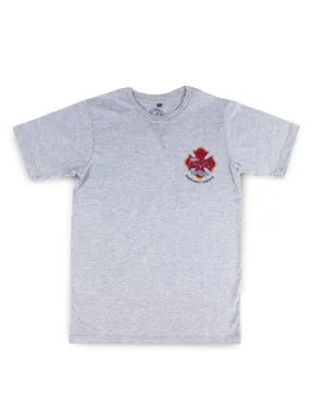 Jackhammer Fire Rescue Truck Tee Grey