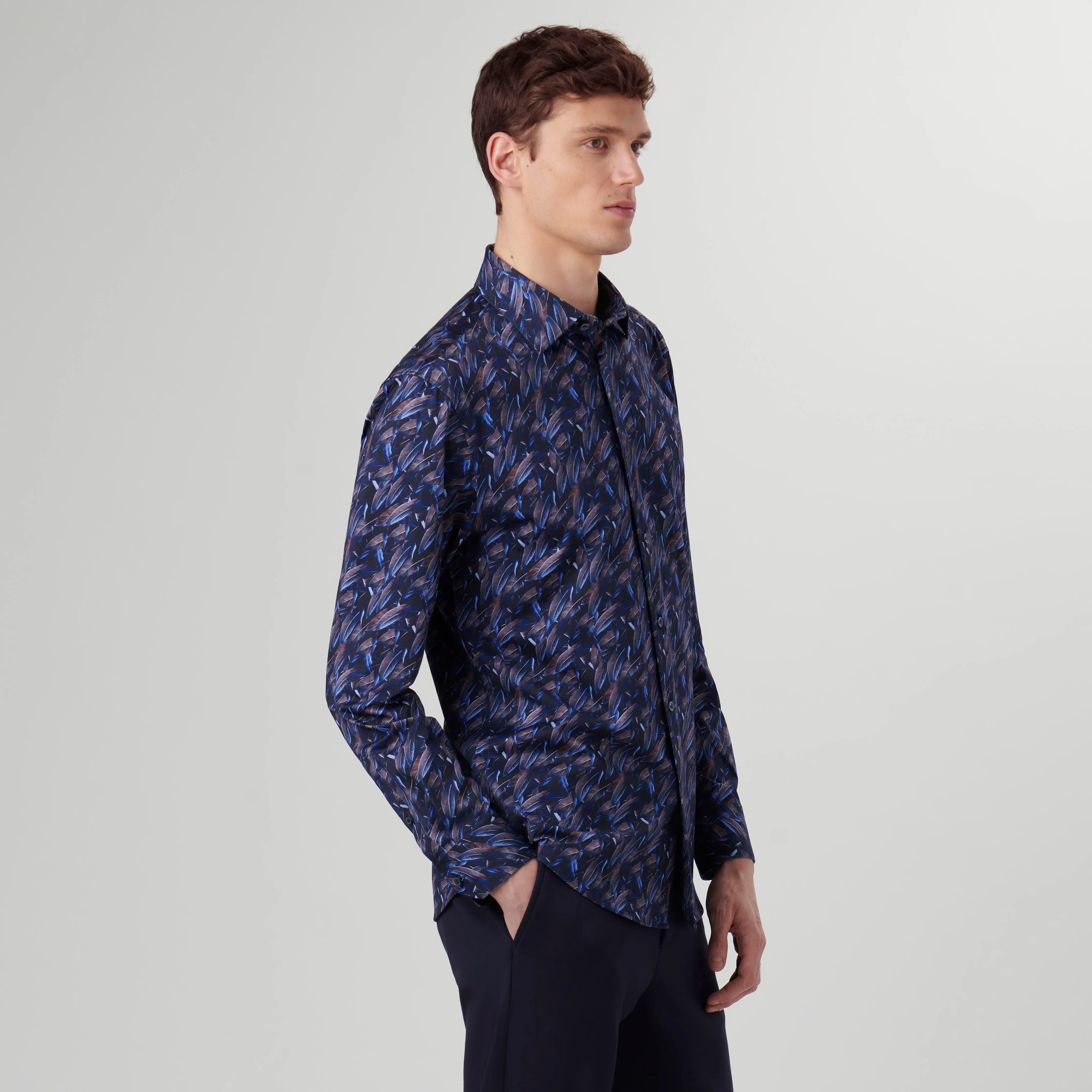 James Feathers Print OoohCotton Shirt