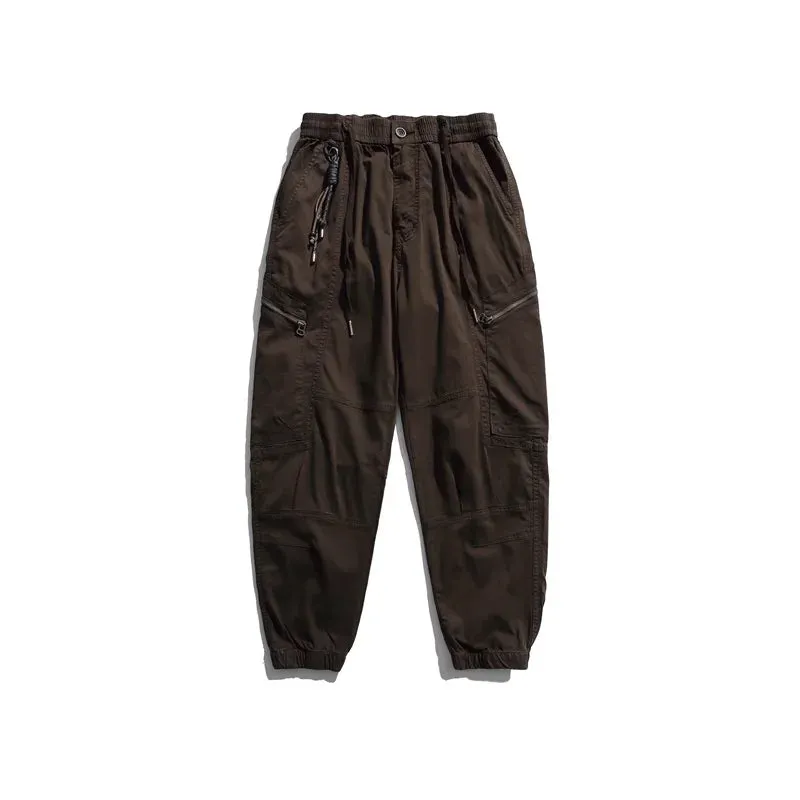 Japanese Streetwear Casual Sports Cargo Pants - High Quality Joggers