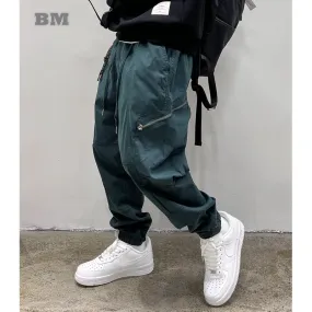 Japanese Streetwear Casual Sports Cargo Pants - High Quality Joggers