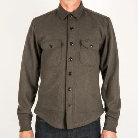 Kato by Hiroshi Kato The Anvil Shirt in Dark Green