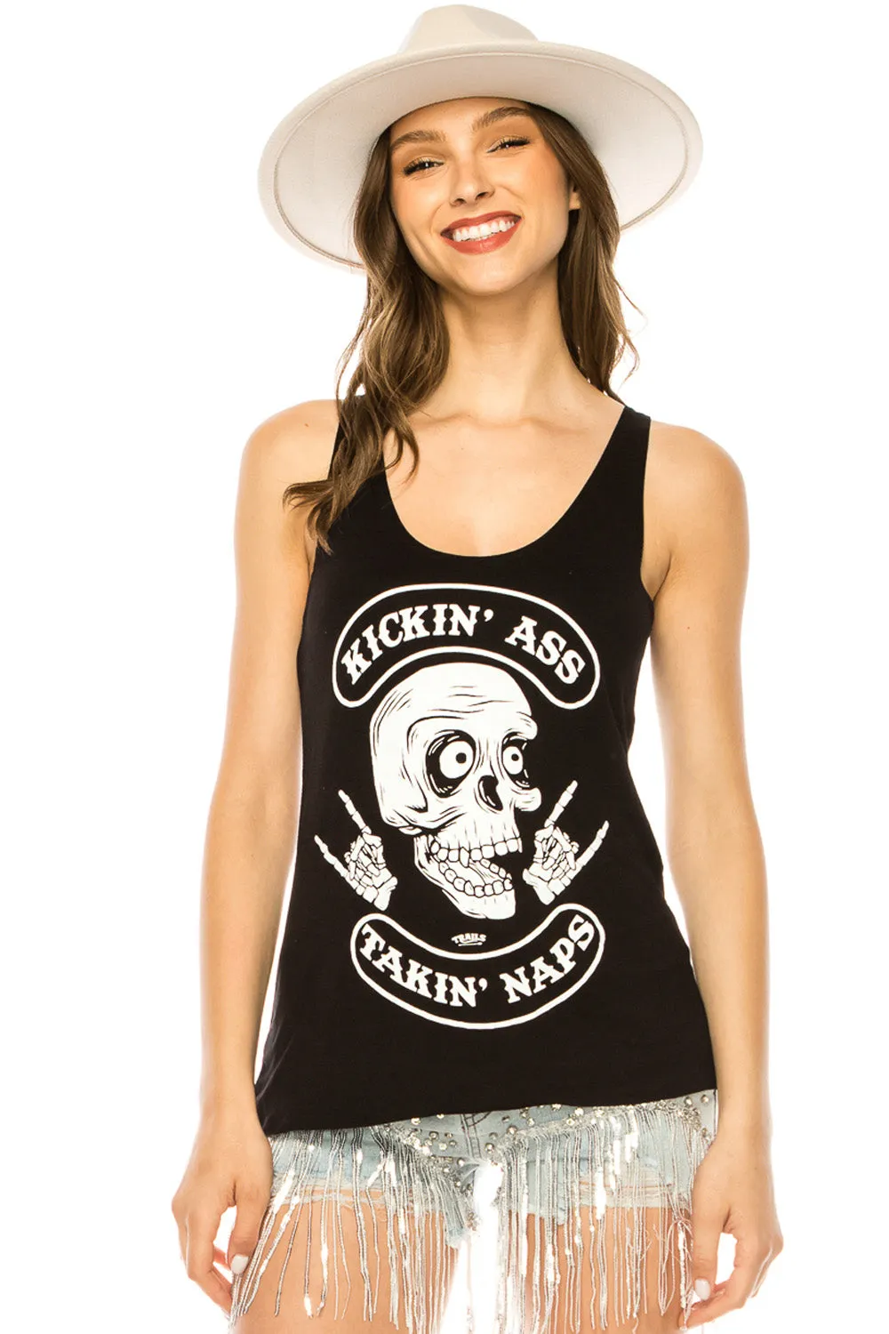 KICKIN' A$$ TAKIN' NAPS WOMEN'S TANK TOP