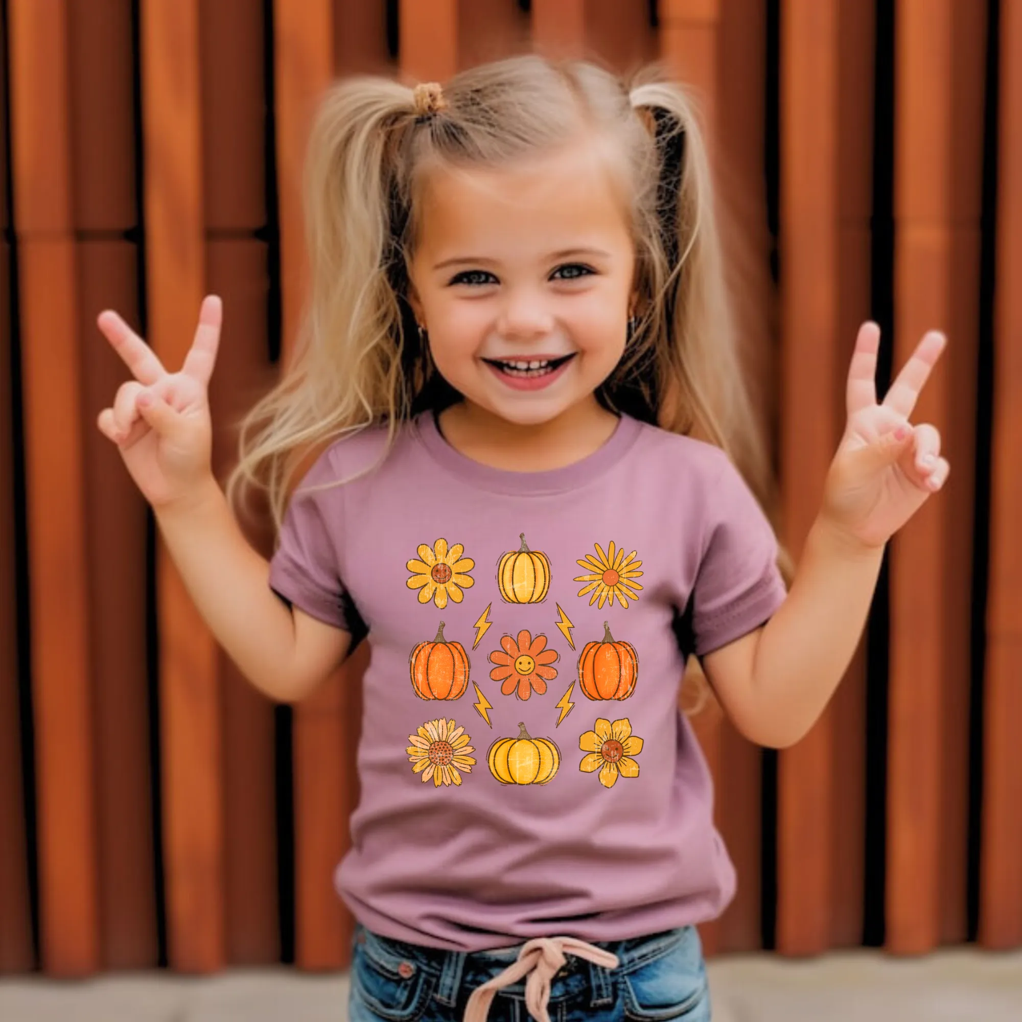 Kids Retro Fall Shirt | Pumpkin Shirt