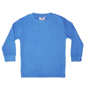 🎁Kids Thermal Long Sleeve Solid Shirt - Distressed Cobalt