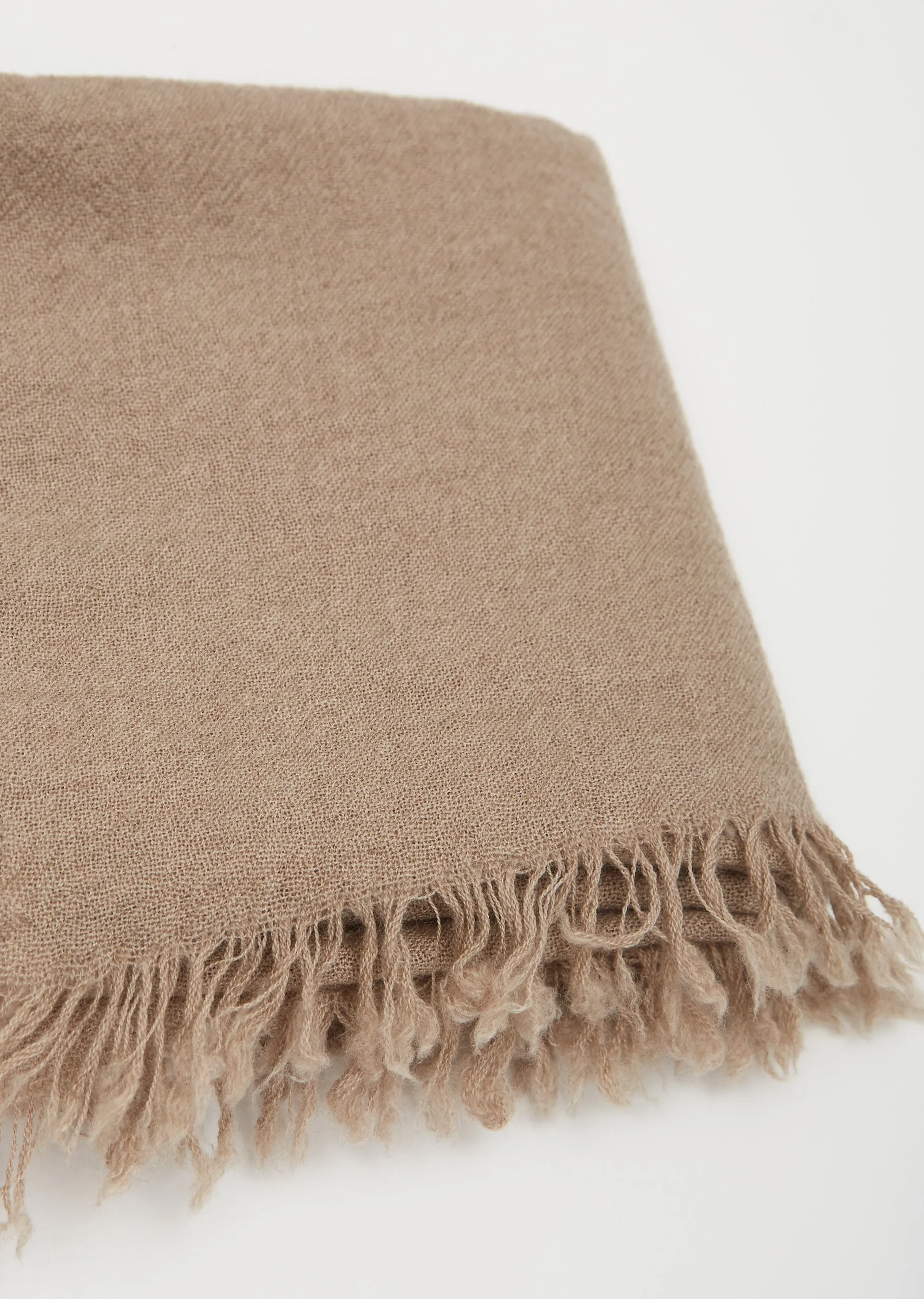 Kishorn Washed Solid Scarf — Natural