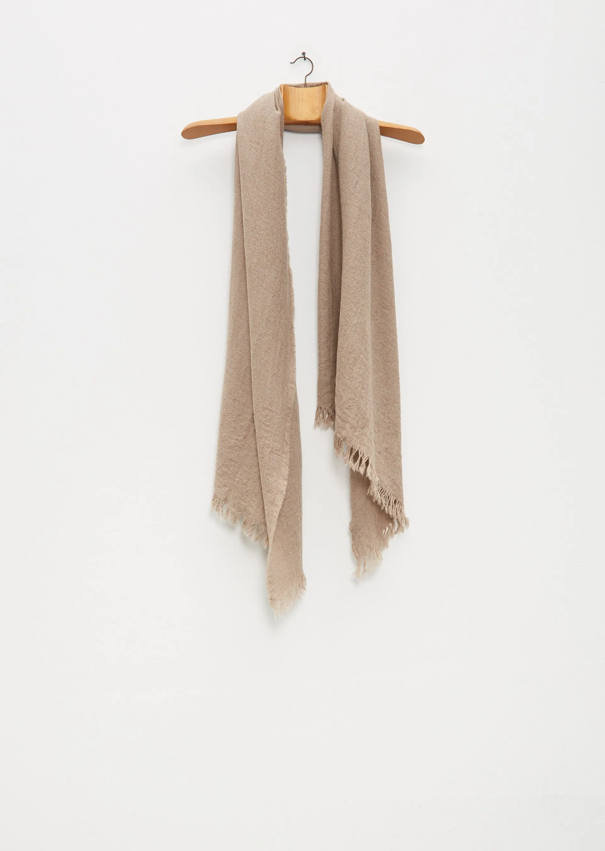 Kishorn Washed Solid Scarf — Natural