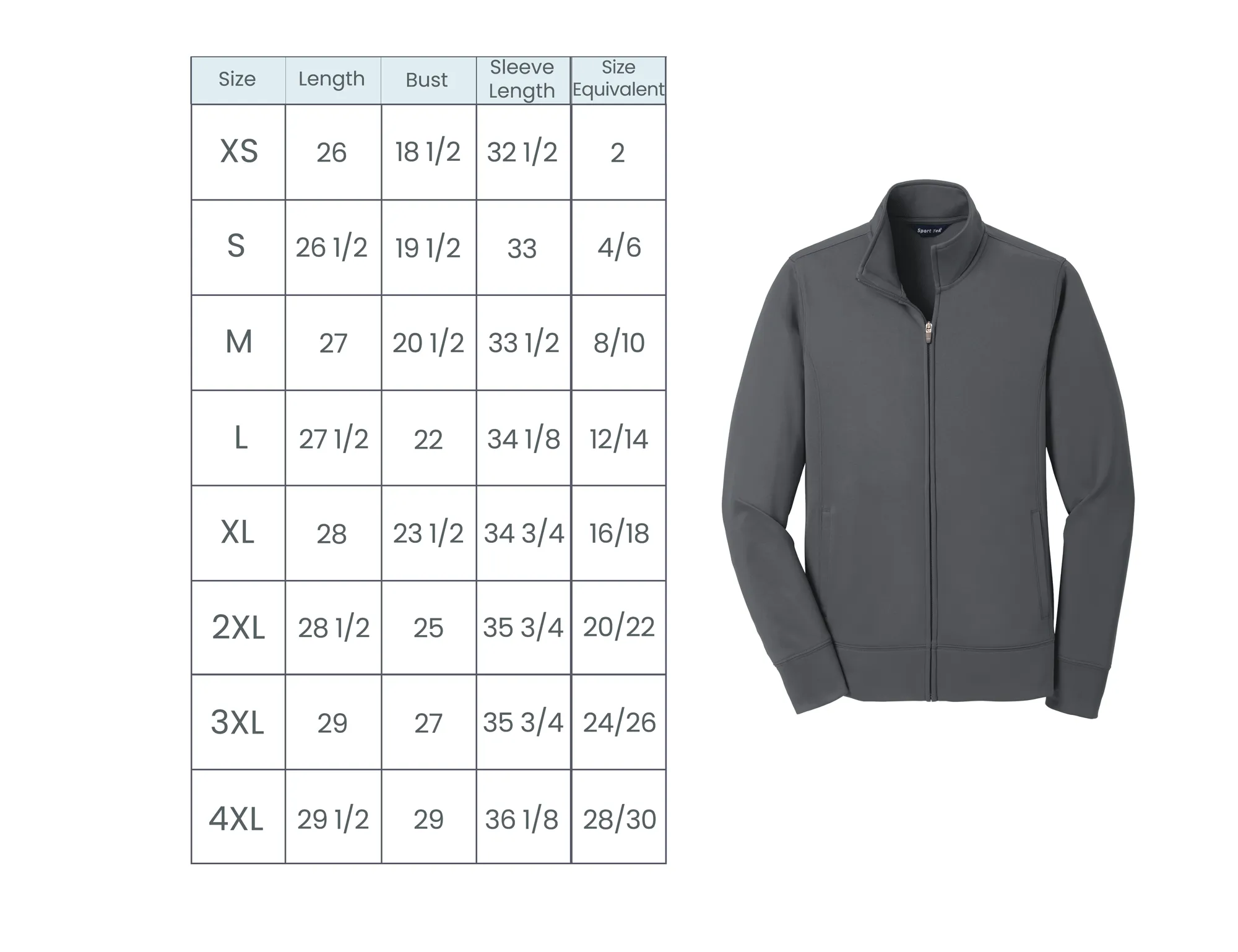 Ladies Stethoscope Polyester Full Zip Jacket