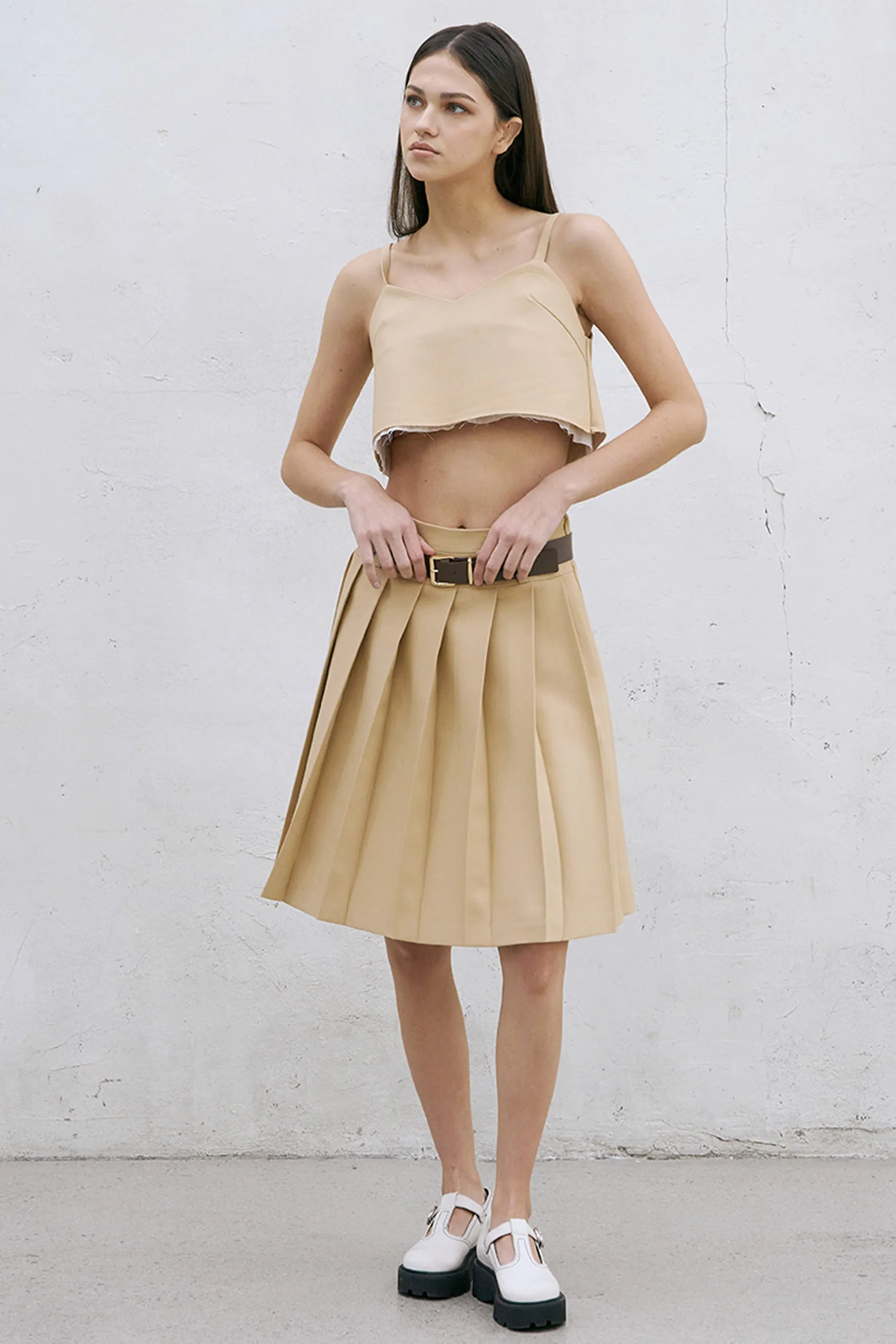 Lavie Skirt, Beige