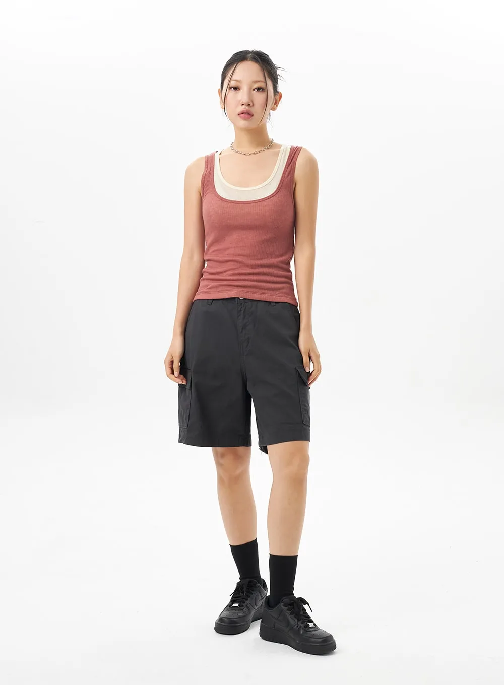 Layered Tank Top CU315