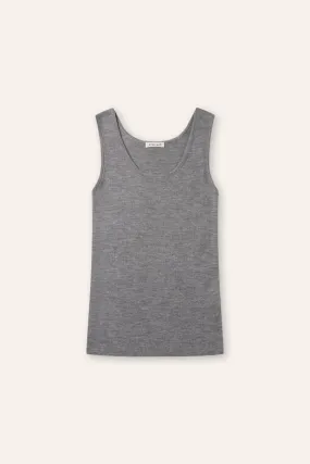 LENYA silk tank top (Grey)