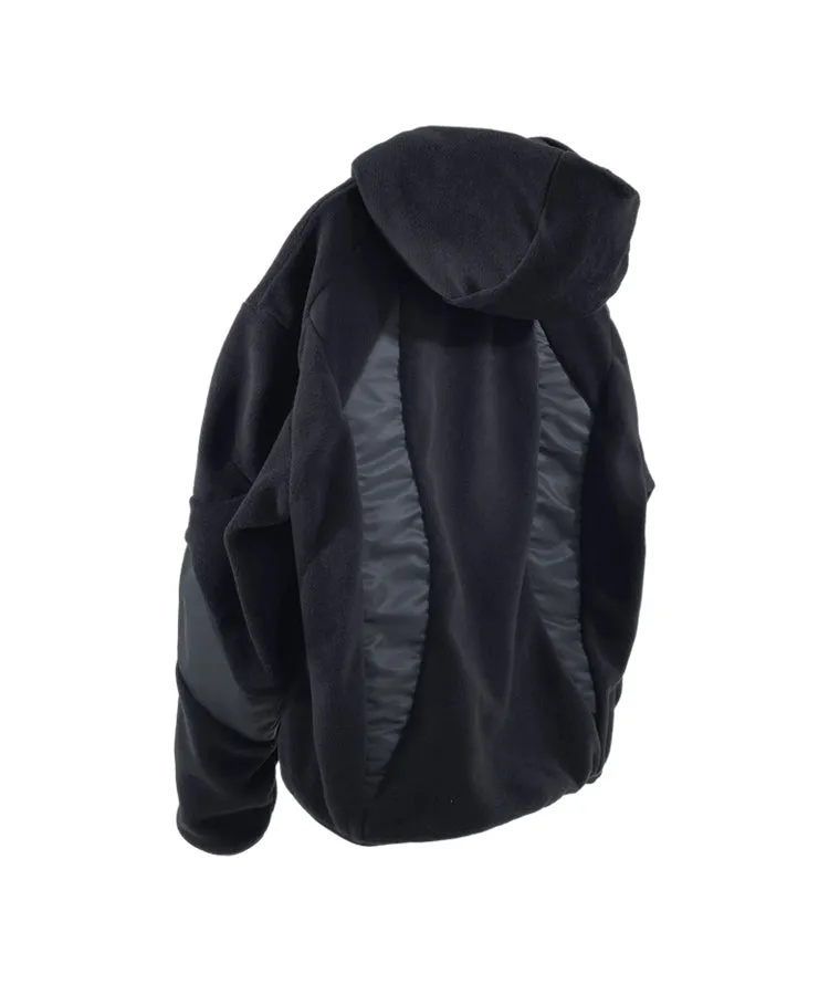 Lightning fleece jacket black